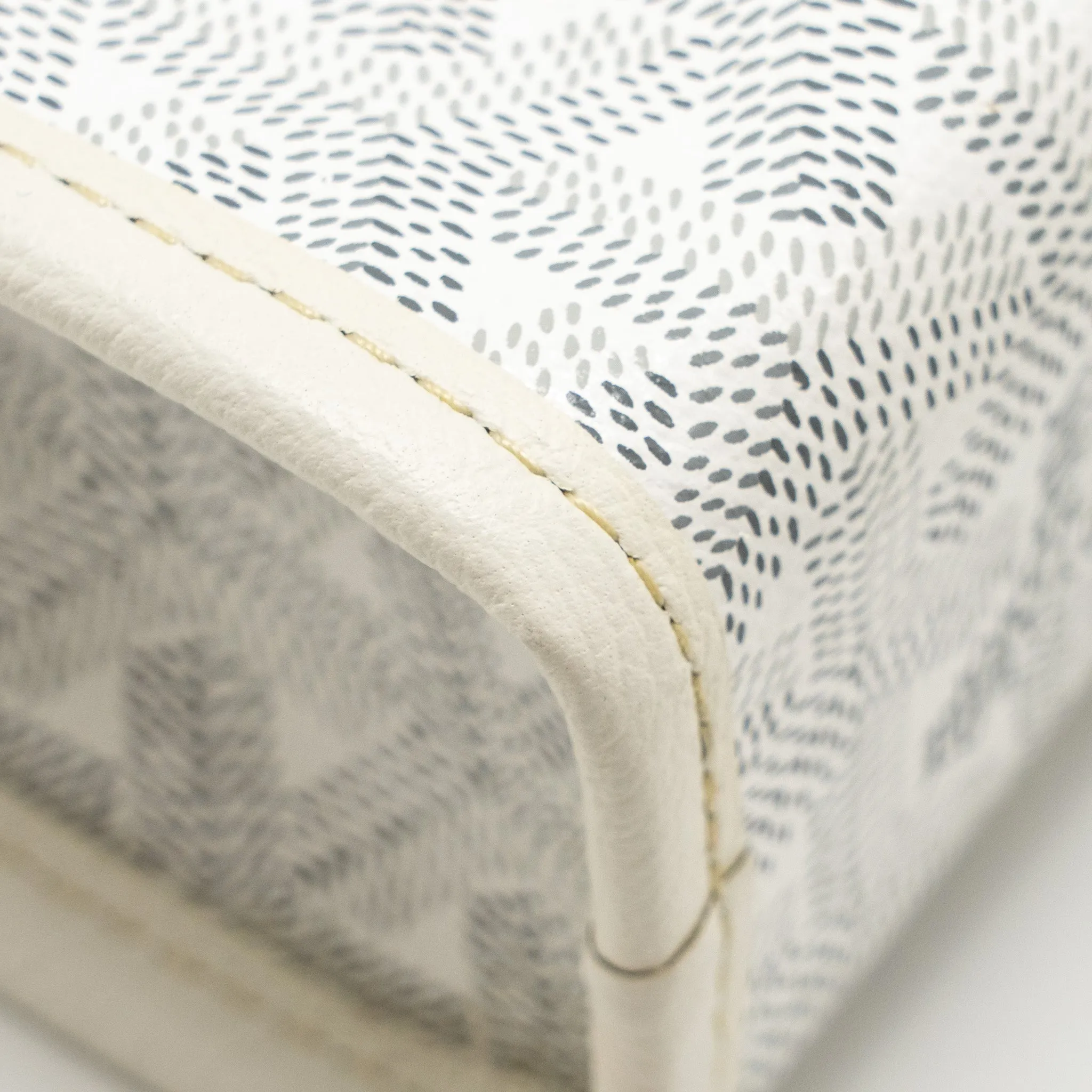 Goyard Jouvence MM Toiletry Bag Goyardine Canvas White SHW