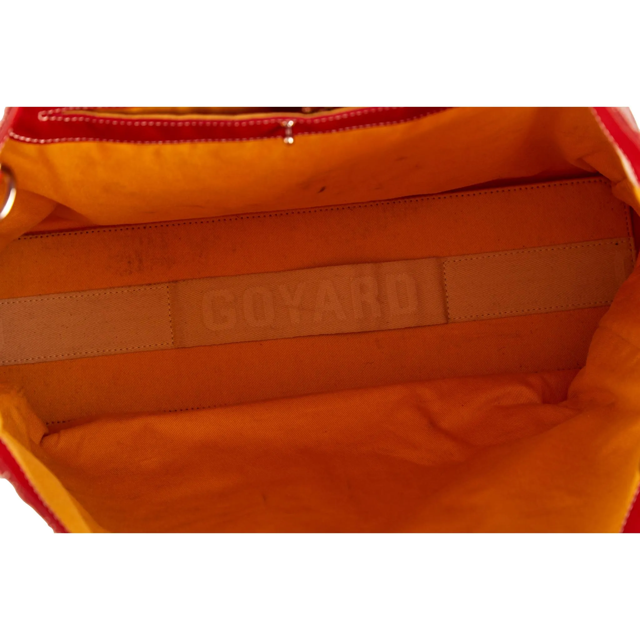 Goyard Red Logo Tote
