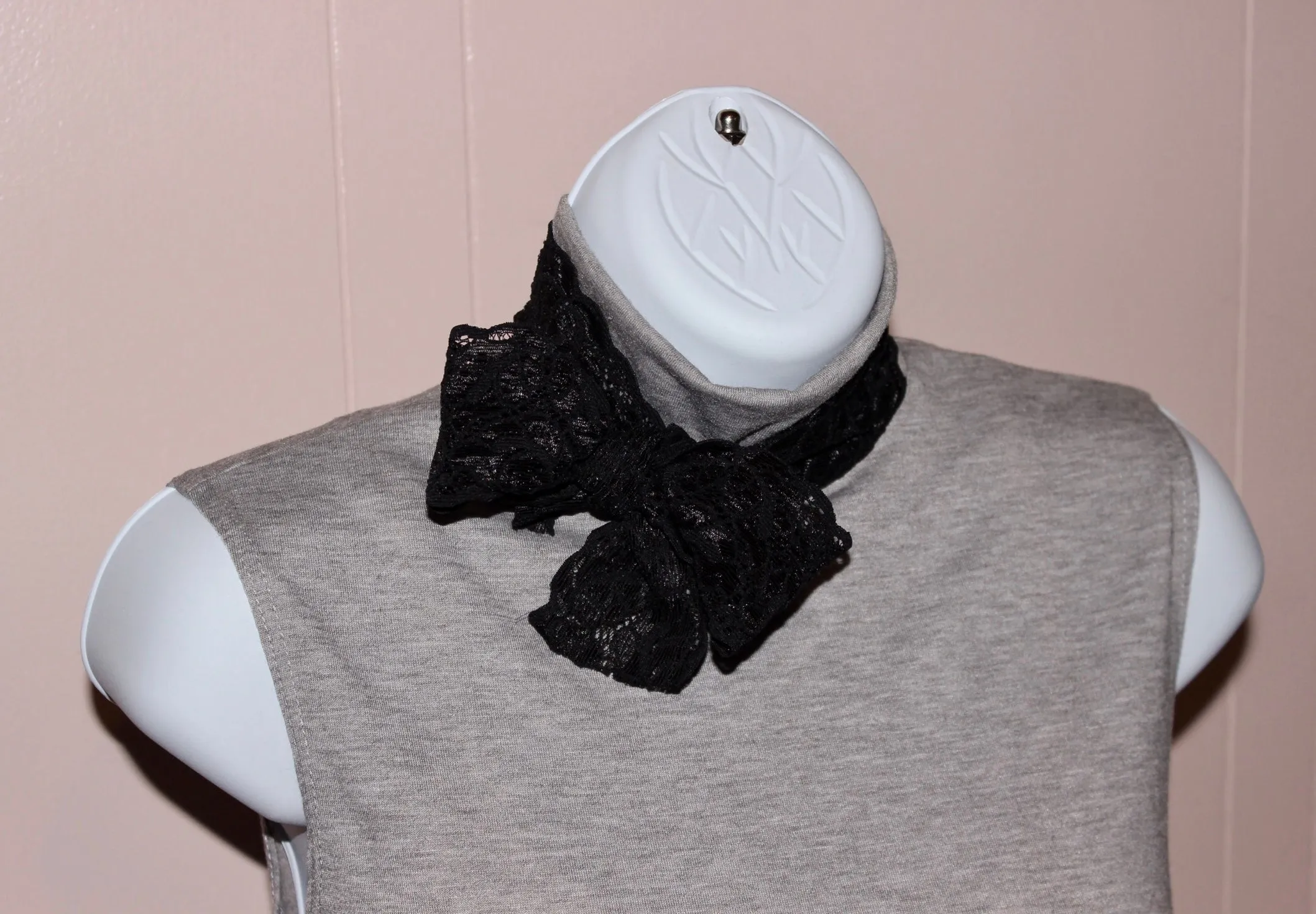 Gray Modest Top
