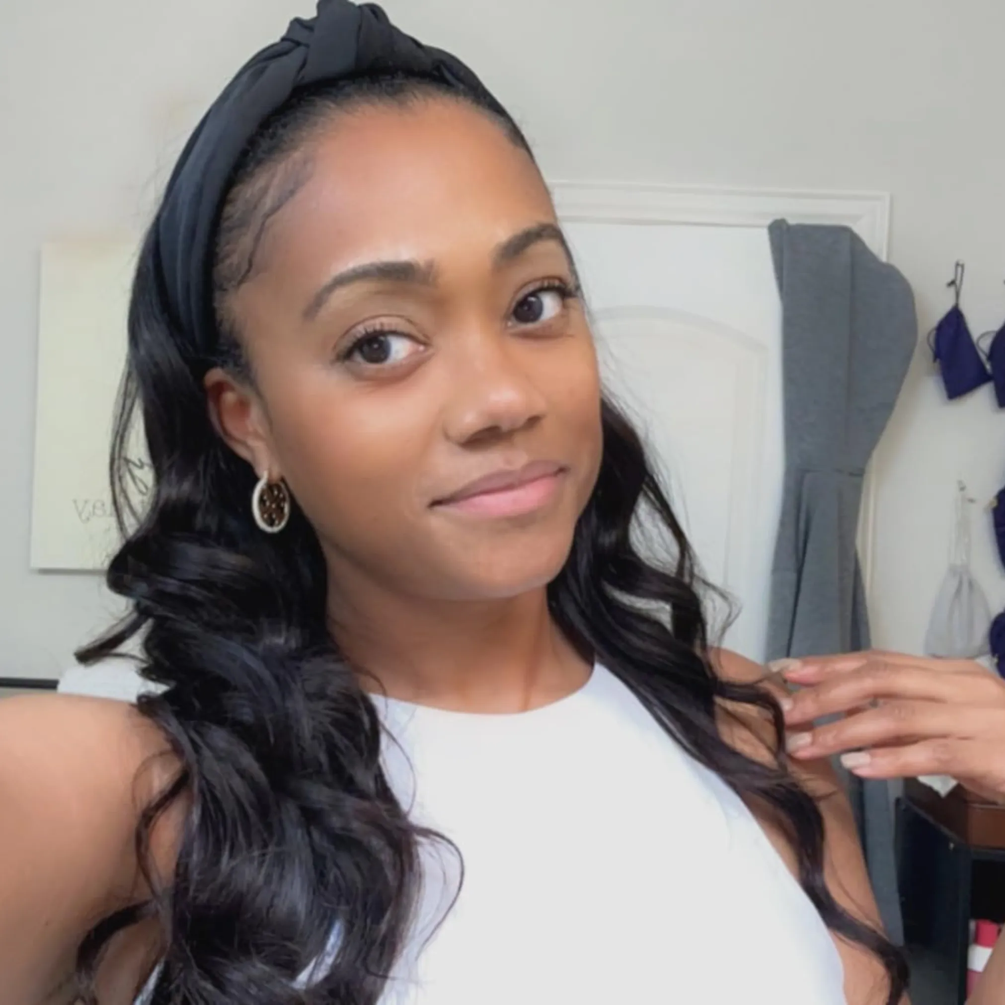 Green Pleated Headband