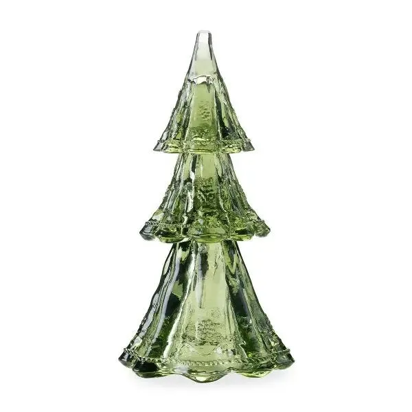 Green Stackable Glass Tree