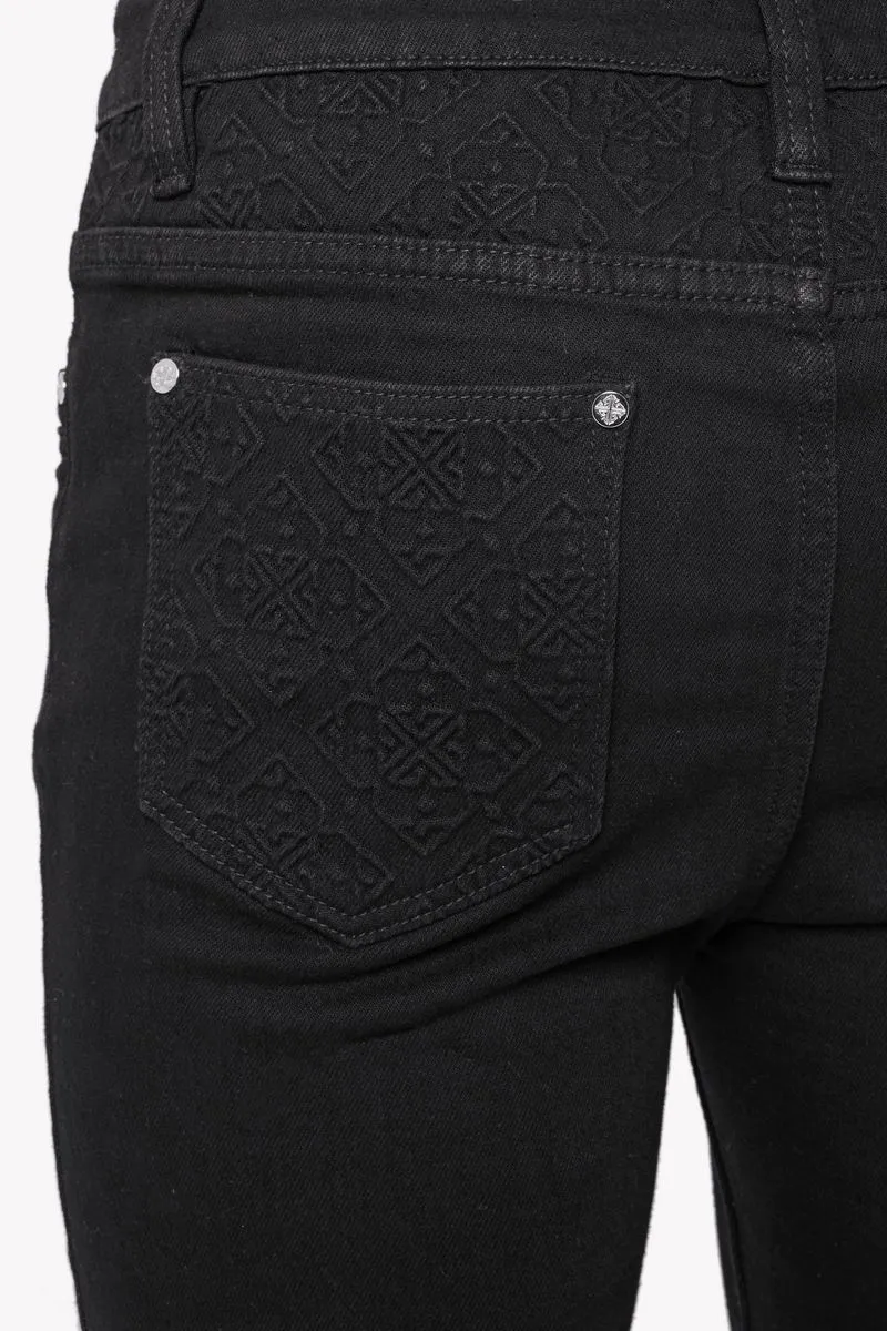 GUAPI Obsidian Black Basics Stacked Denim