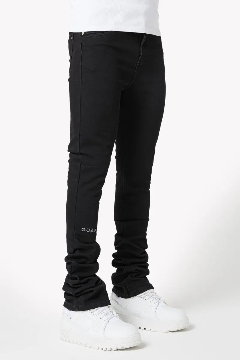 GUAPI Obsidian Black Basics Stacked Denim