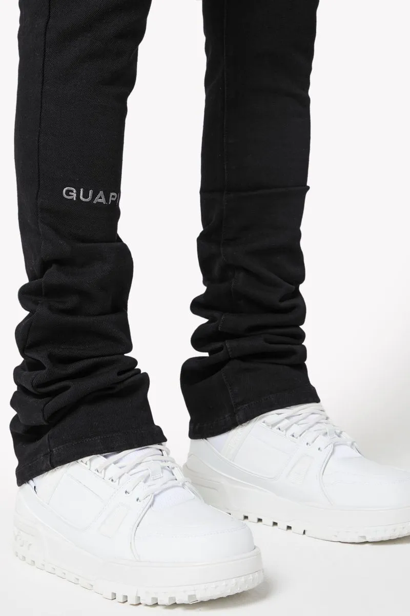 GUAPI Obsidian Black Basics Stacked Denim