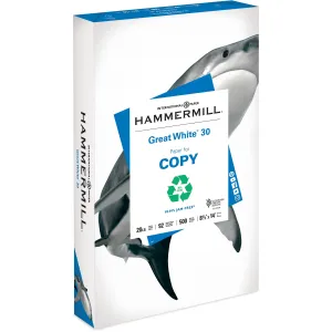 Hammermill Paper for Copy 8.5x14 Laser, Inkjet Recycled Paper - 30% Recycled