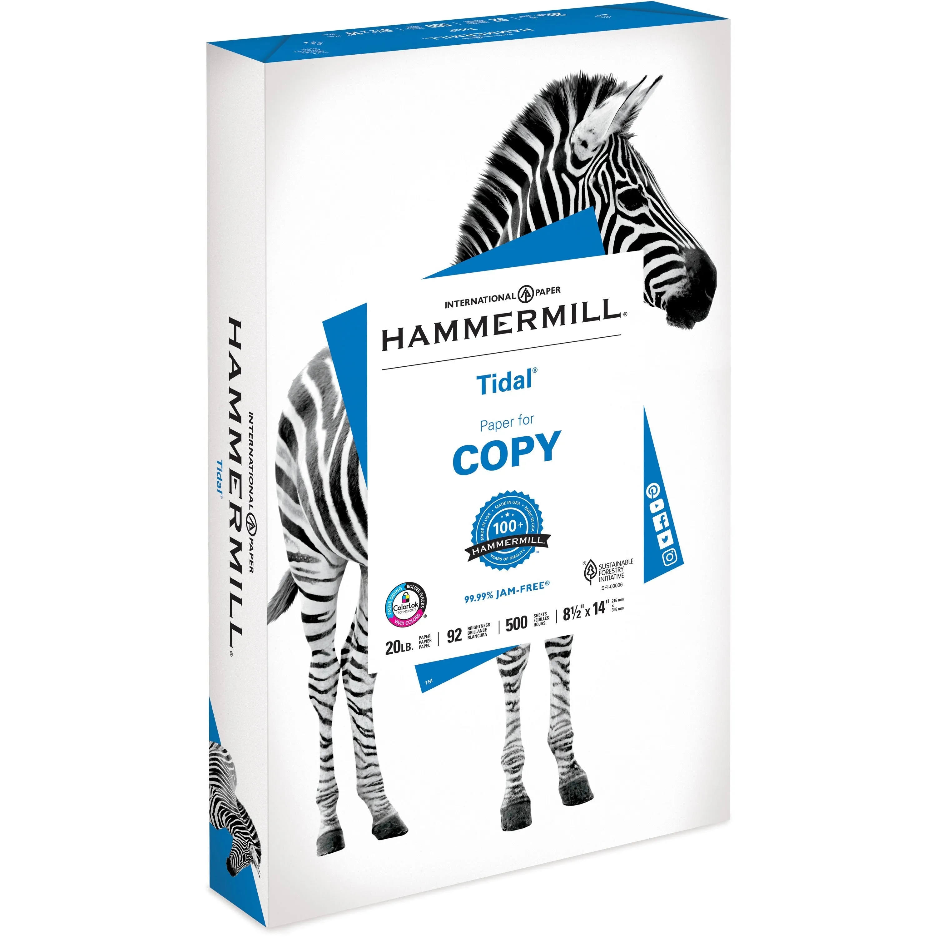 Hammermill Tidal Inkjet, Laser Print Copy & Multipurpose Paper