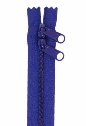 Handbag Zipper - 40in Cobalt (Double-Slide)