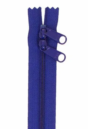 Handbag Zipper - 40in Cobalt (Double-Slide)