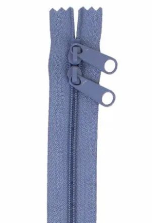 Handbag Zipper - 40in Country Blue (Double-Slide)