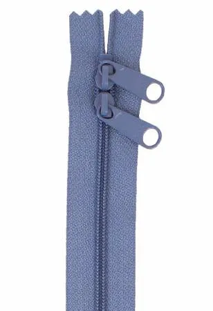 Handbag Zipper - 40in Country Blue (Double-Slide)