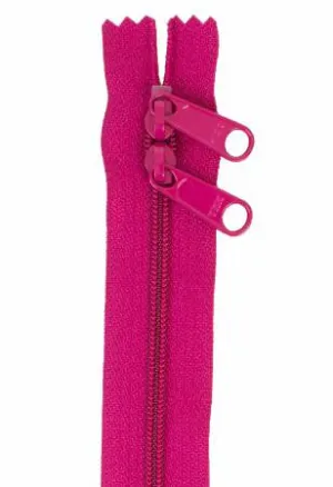 Handbag Zipper - 40in Crazy Plum (Double-Slide)