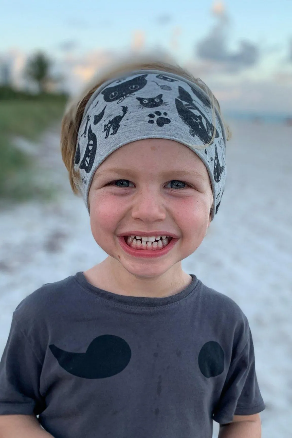 Headband/Gaiter/Mask: Gatos by Deux Goods (KIDS)