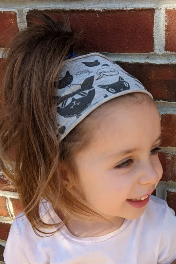 Headband/Gaiter/Mask: Gatos by Deux Goods (KIDS)