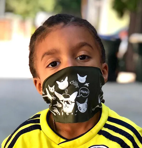Headband/Gaiter/Mask: Gatos by Deux Goods (KIDS)