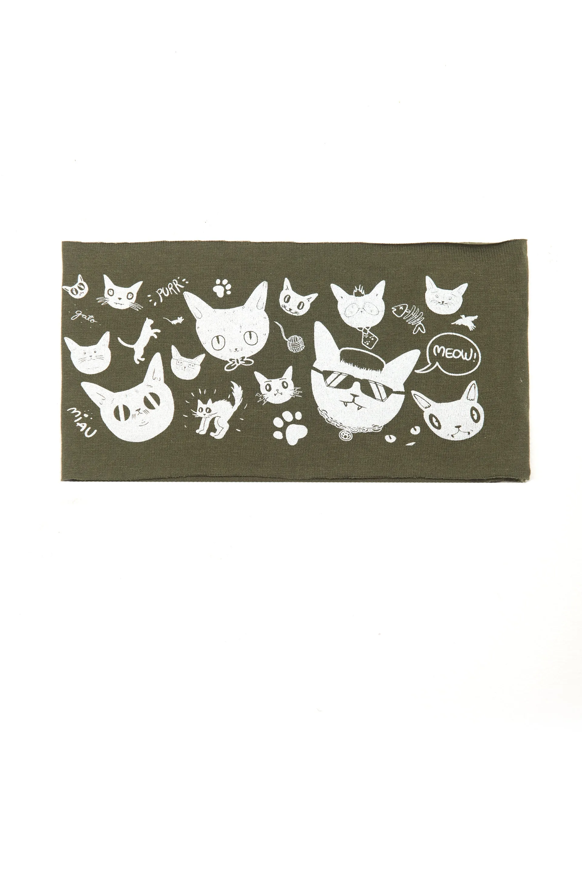 Headband/Gaiter/Mask: Gatos by Deux Goods (KIDS)