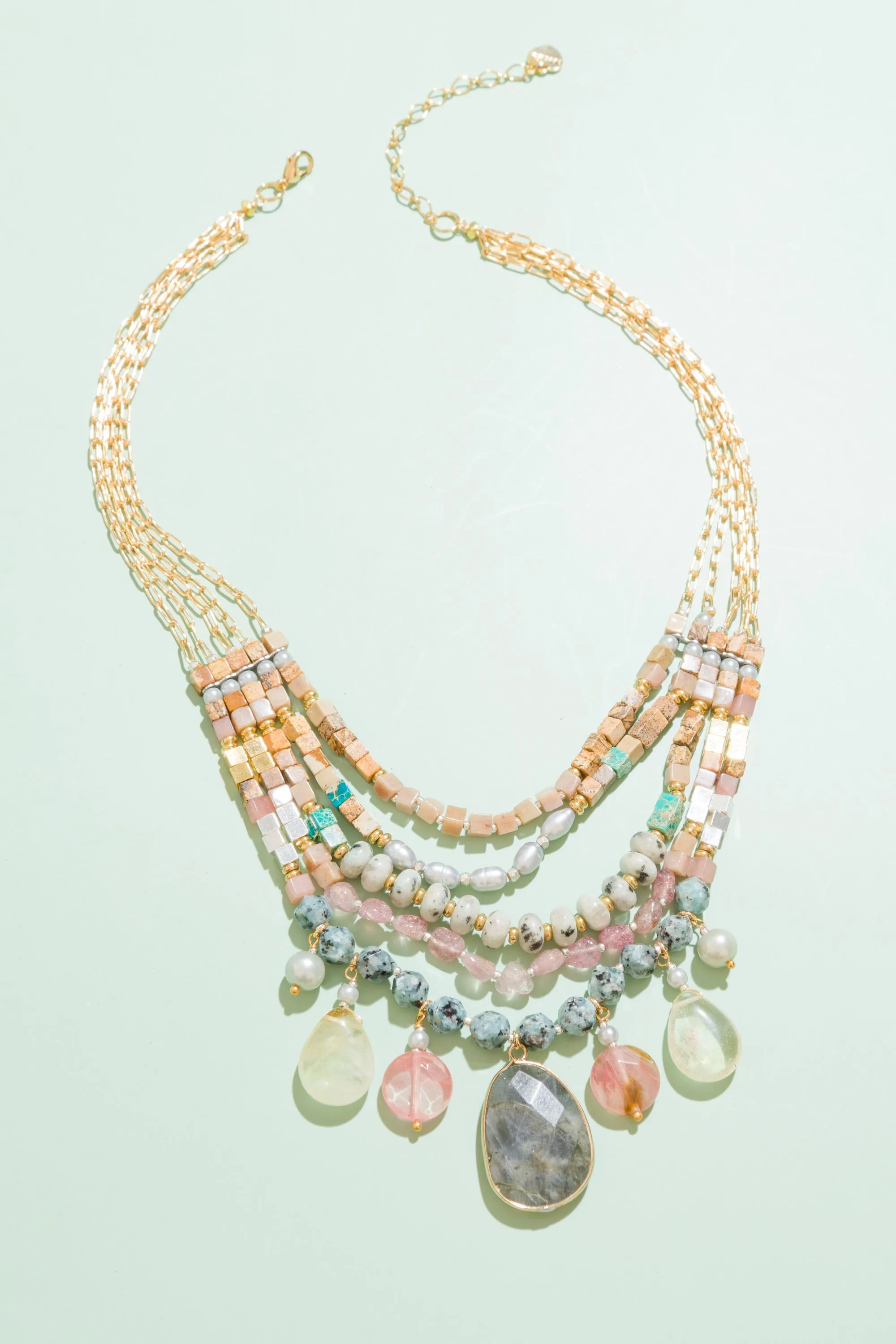 Helga Mixed Statement Necklace