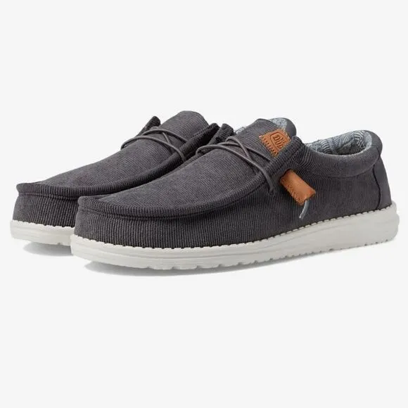 Hey Dude Wally Corduroy (Charcoal)
