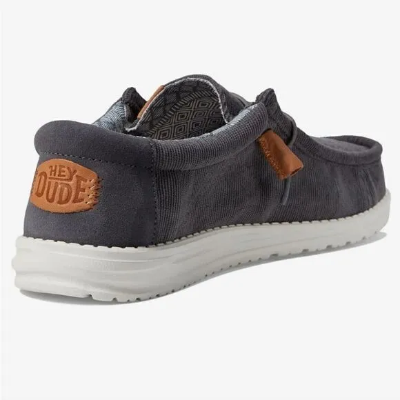 Hey Dude Wally Corduroy (Charcoal)