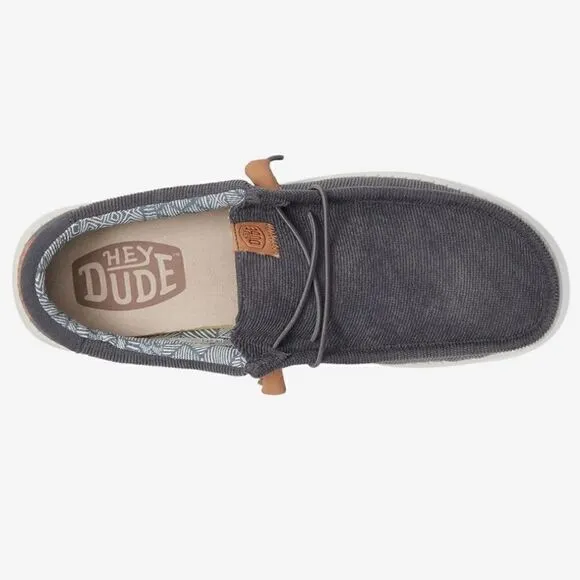 Hey Dude Wally Corduroy (Charcoal)