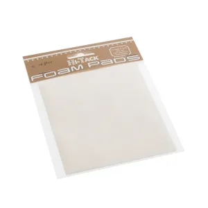 Hi Tack 3mm Foam Pads 3 x 3mm Square - White