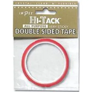 Hi-Tack Double Sided Clear Adhesive Tape 19mm x 5m