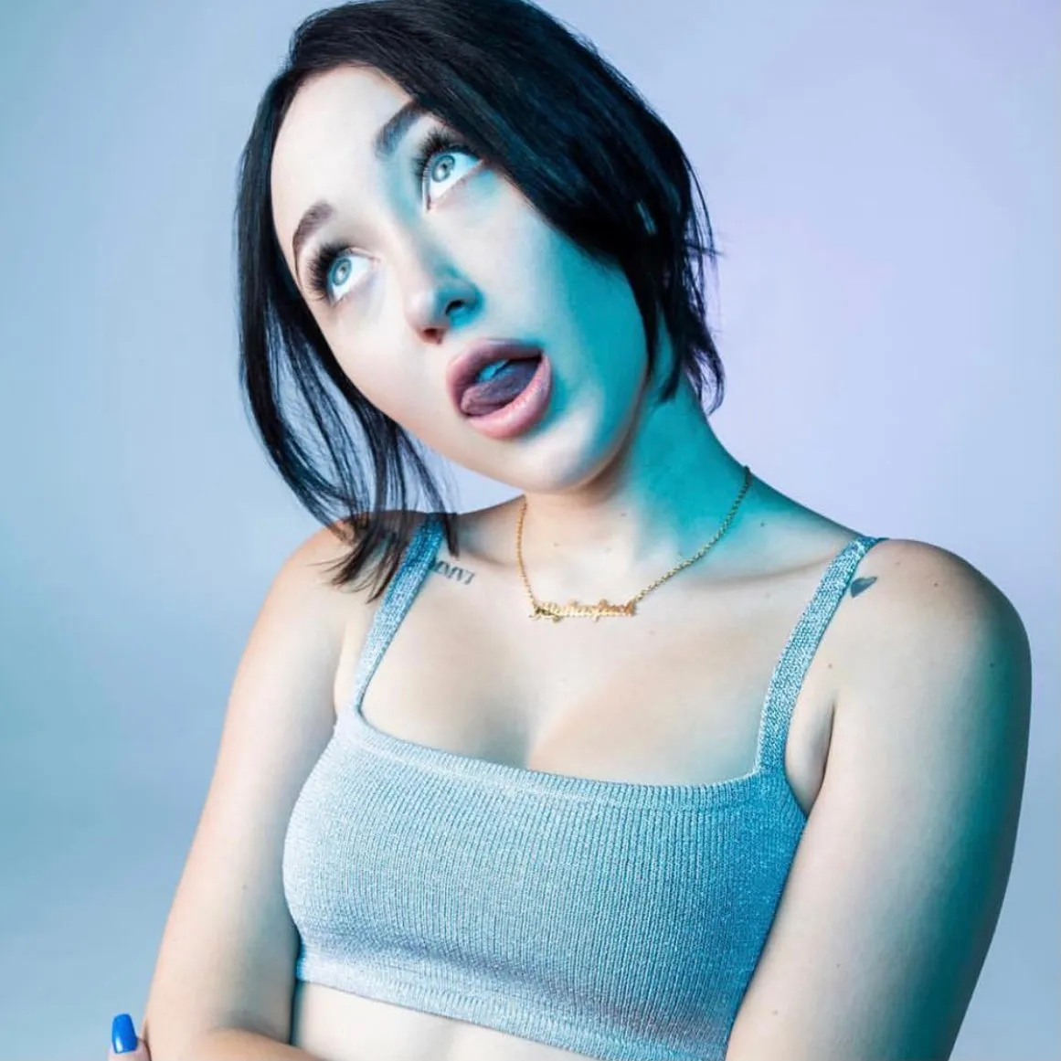 High As Fuck Statement Necklace - Silver
