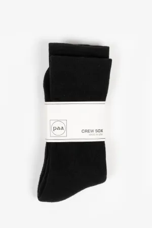 HOUSE OF PAA CREW SOX 2.5 BLACK