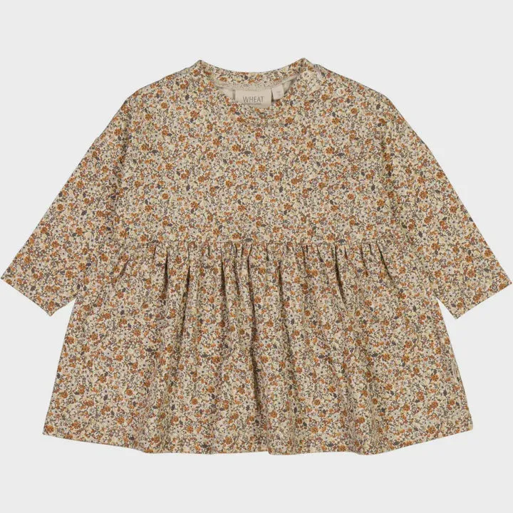 Jersey Dress Emmy in Porcelain Flowers
