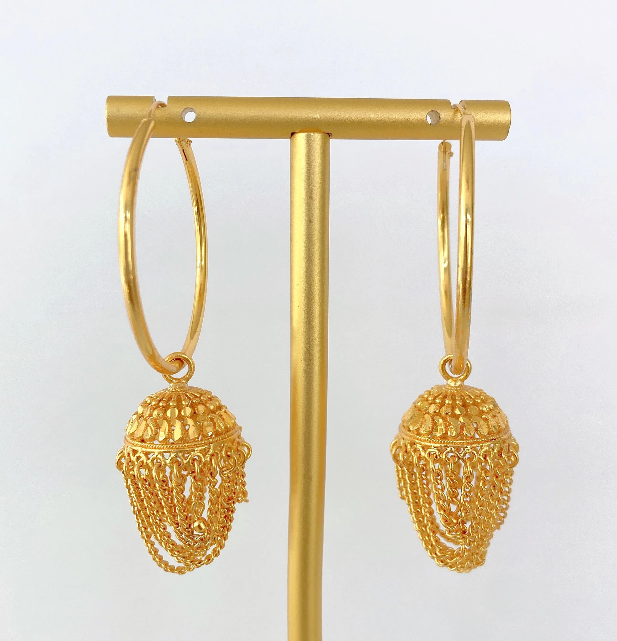 JHUMKA  HOOP EARRINGS