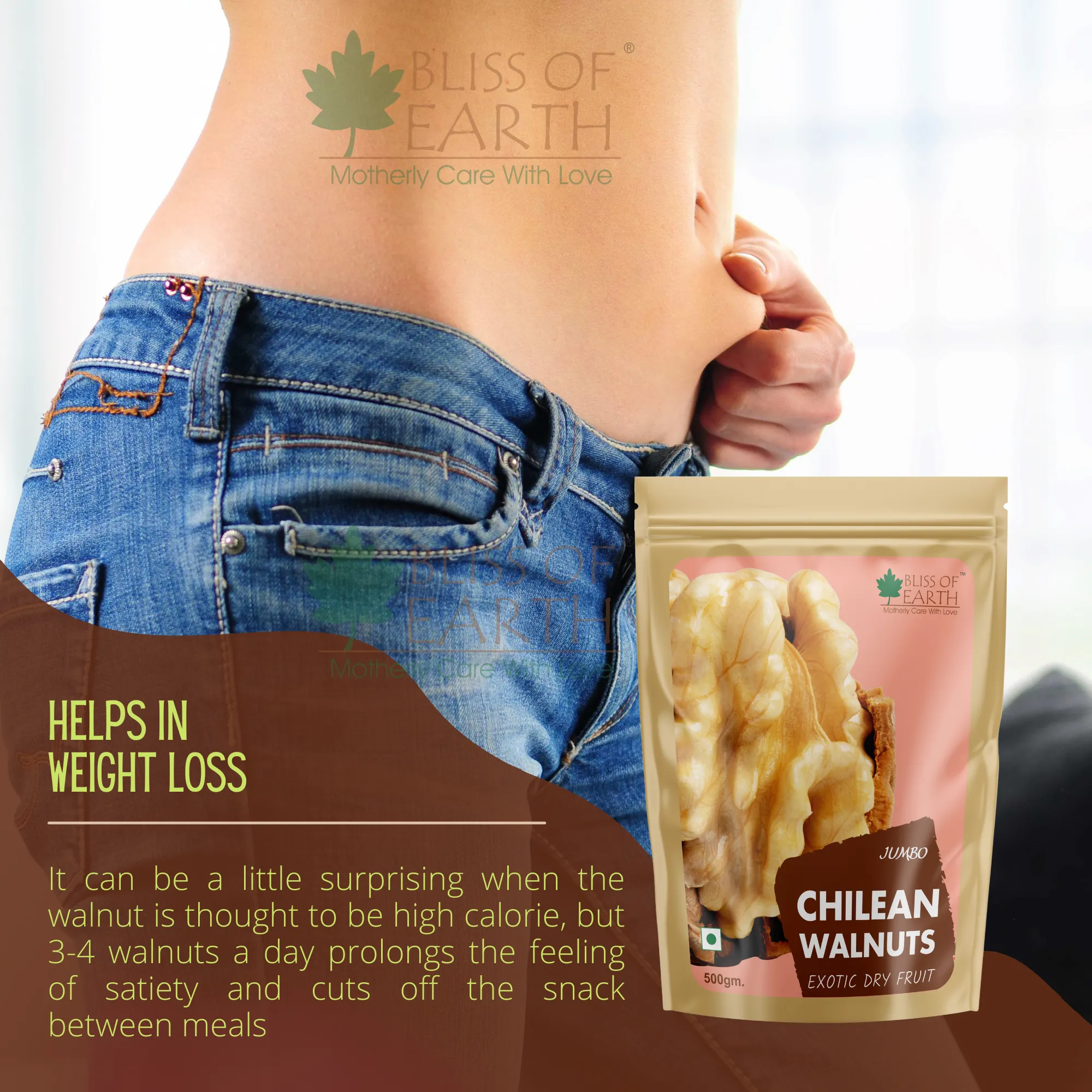 Jumbo Chilean Walnuts 100gm