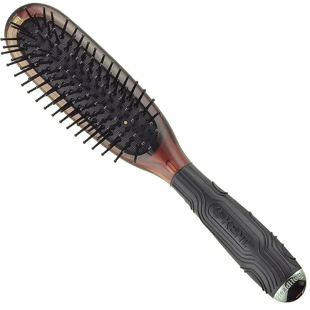 Kent KB Headhog The Every-Day Hair Brush - Air Cushioned Head, No Scratch Nylon