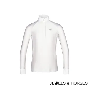 Kingsland KL Roselyn Ladies Long Sleeve Show Shirt - White