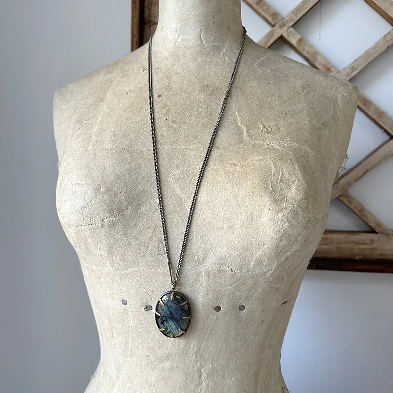 Labradorite Statement Necklace