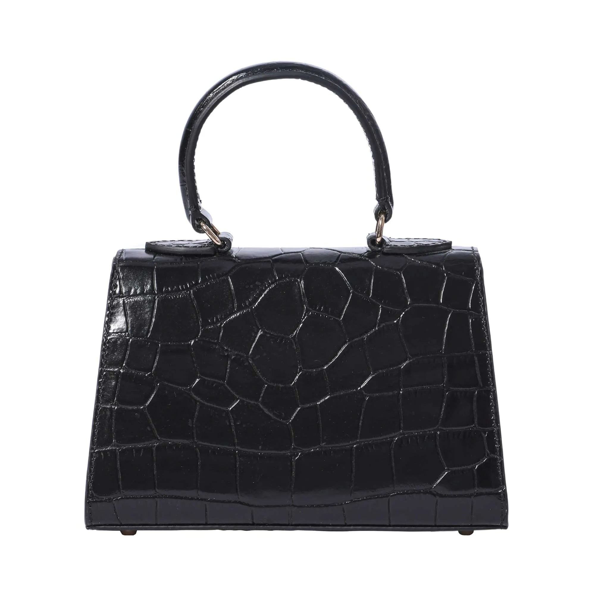 Lalage Fonteyn Small top handle Handbag with optional crossbody strap