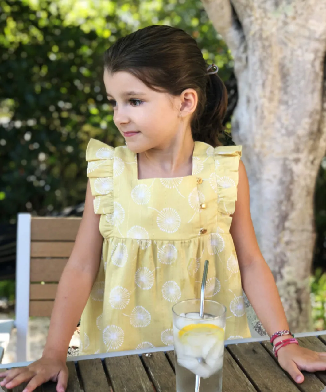 LAURETTE RUFFLED BLOUSE