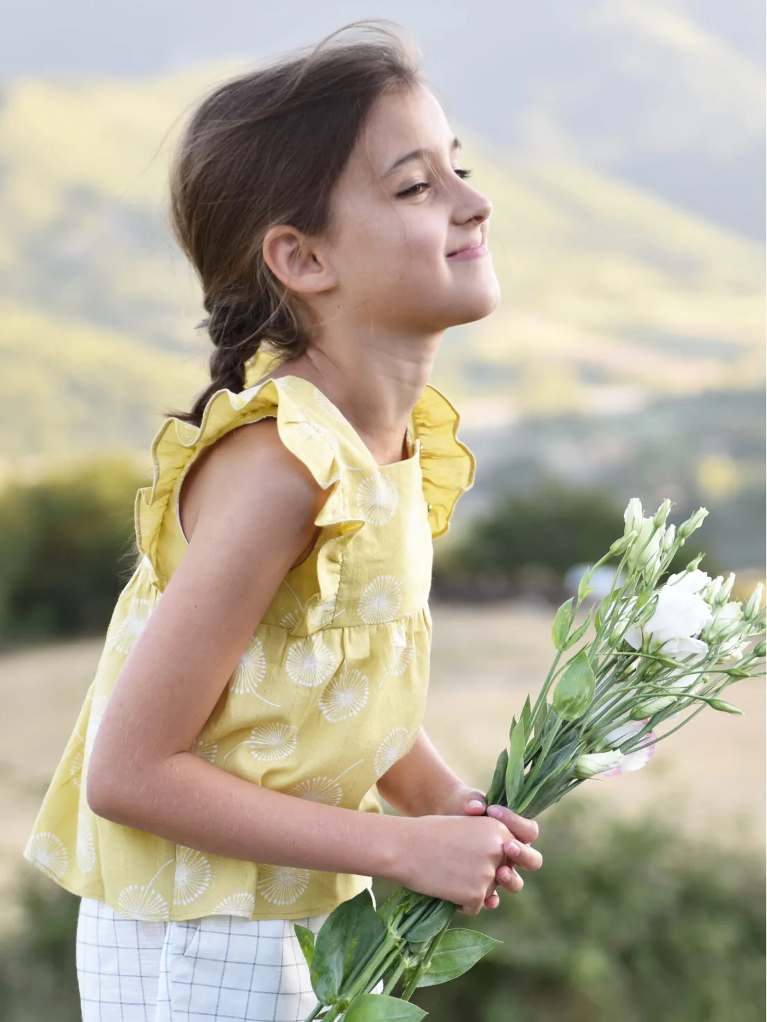 LAURETTE RUFFLED BLOUSE