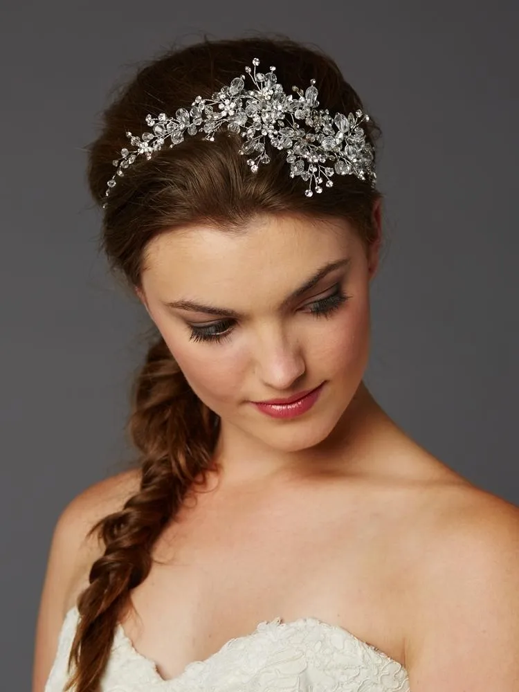 Lavish Crystals Spray Hair Vine