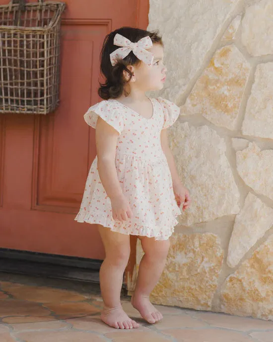 Lilia Romper in Cherries