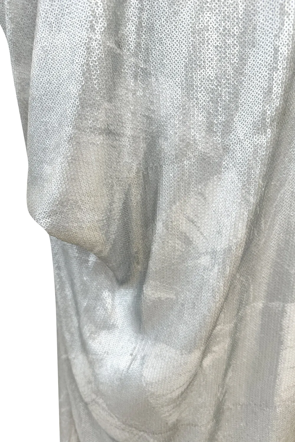 Limited Edition 2012 Vivienne Westwood Red Carpet Capsule Collection Silver Sequin Strapless Dress