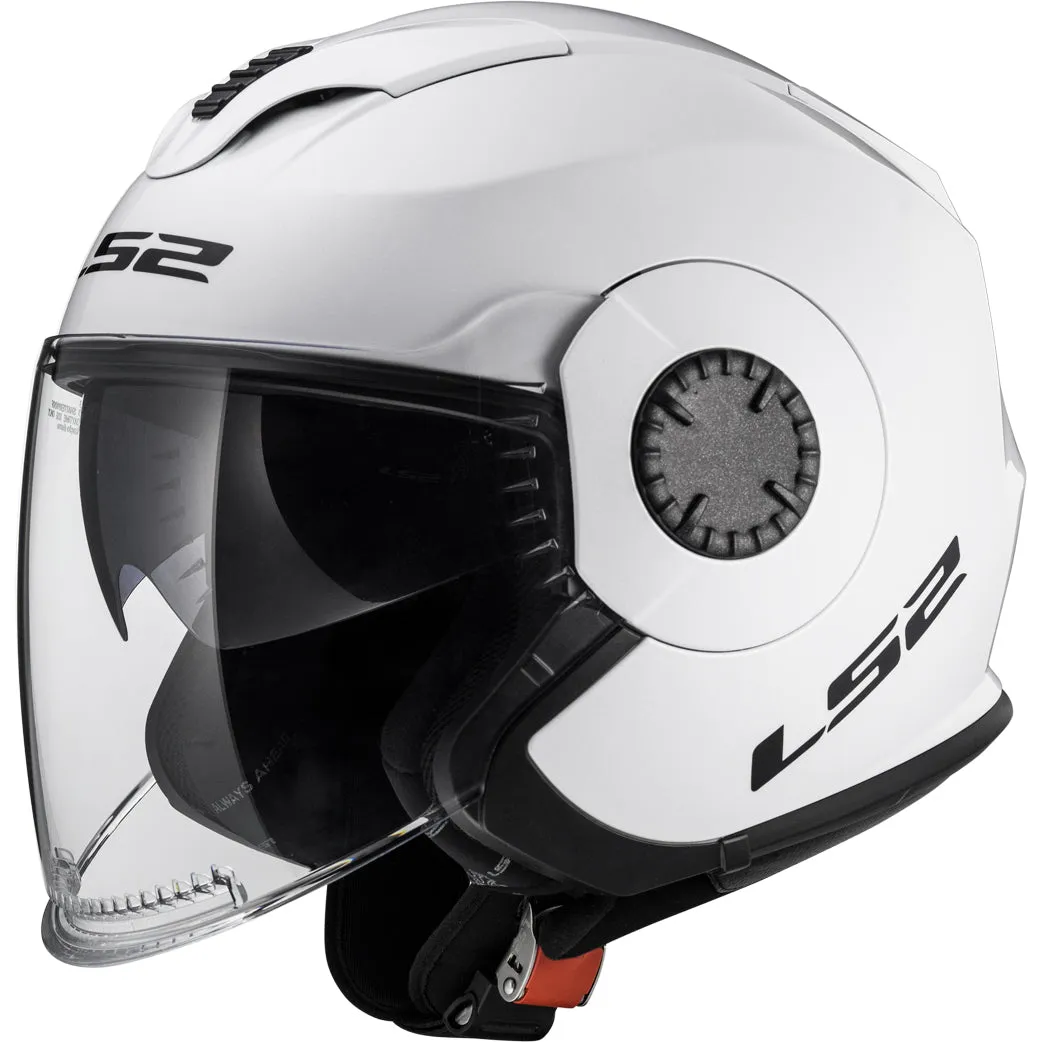 LS2 Helmets Verso Solid Motorcycle Open Face & 3/4 Helmet