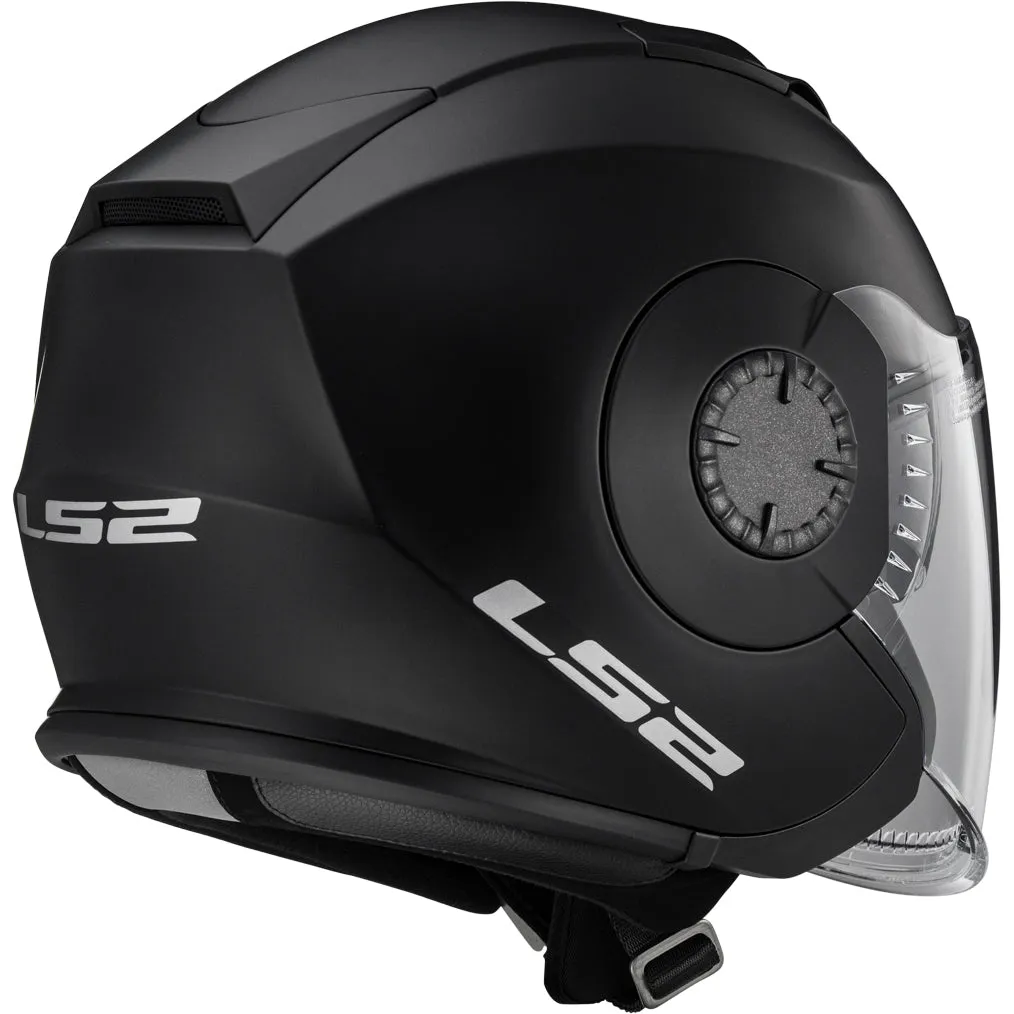 LS2 Helmets Verso Solid Motorcycle Open Face & 3/4 Helmet