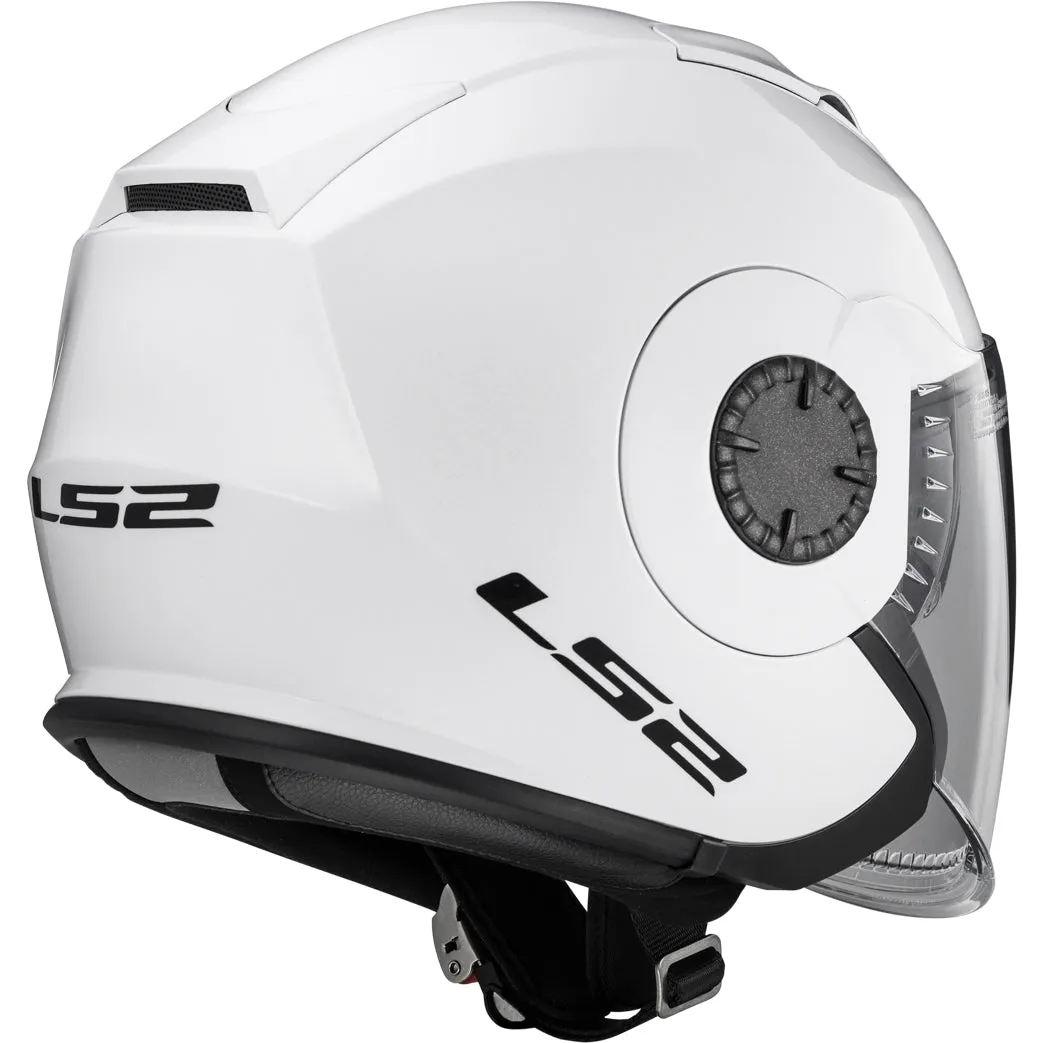 LS2 Helmets Verso Solid Motorcycle Open Face & 3/4 Helmet