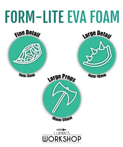 Lumin's Workshop Grey Form-Lite EVA Foam