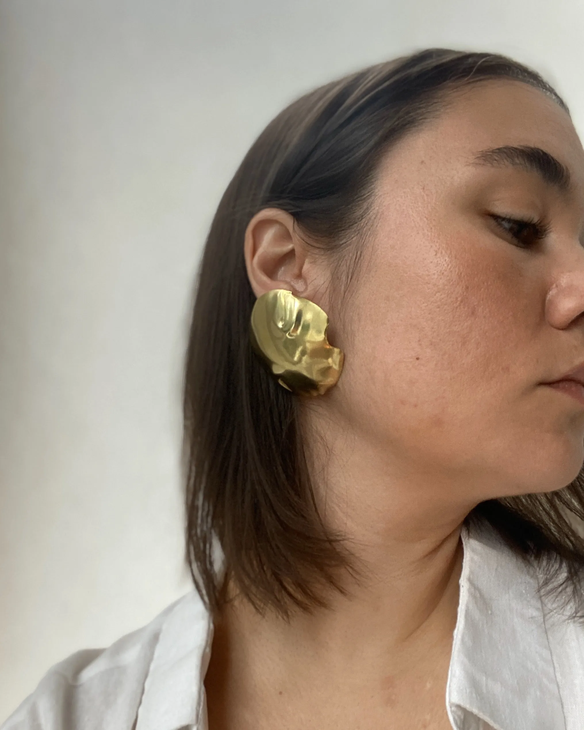 Lunar Dome Earrings