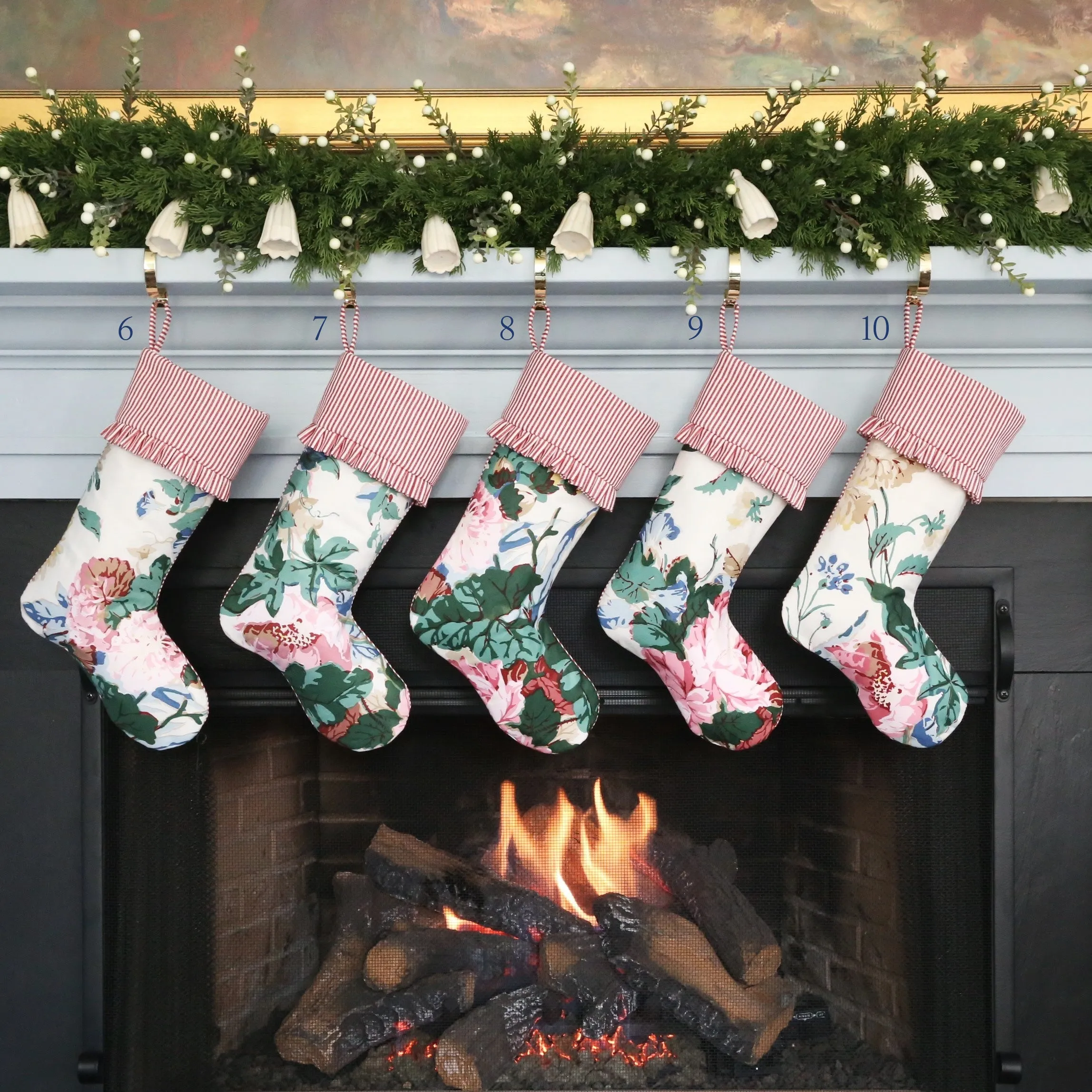 Maisie Stocking with Ruffles