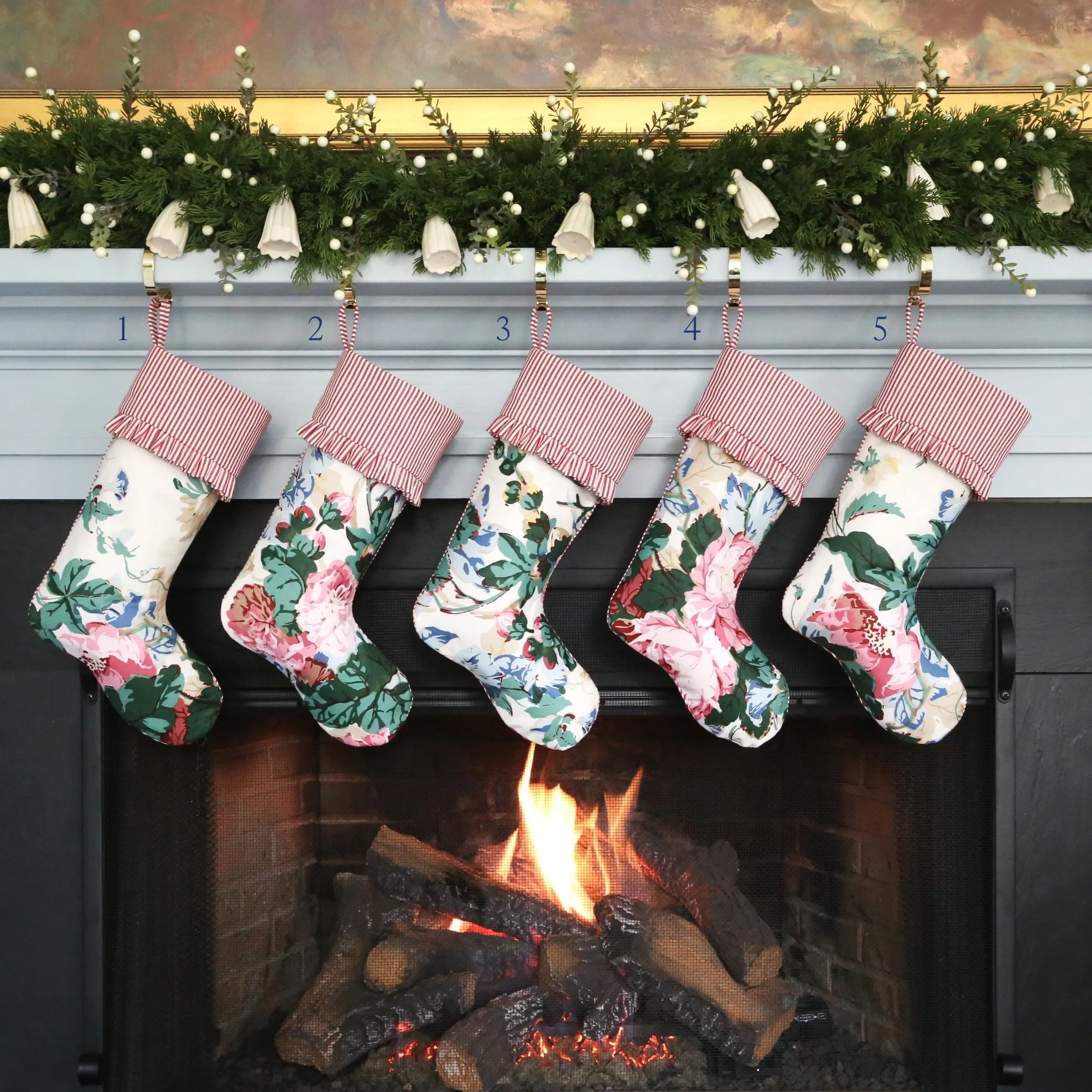 Maisie Stocking with Ruffles