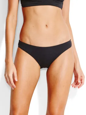 Mini Hipster Gathered Back Black