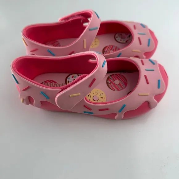 Mini Melissa Toddler Girl Ultragirl Donut Flat Shoe size 8