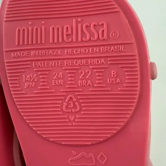 Mini Melissa Toddler Girl Ultragirl Donut Flat Shoe size 8