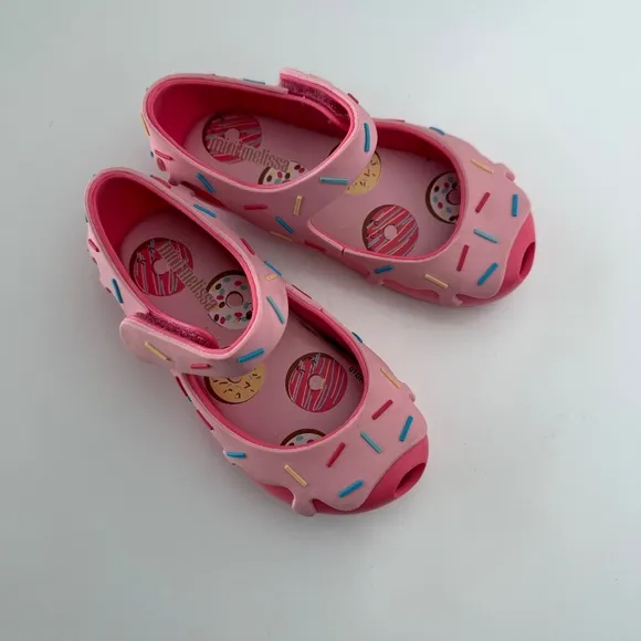 Mini Melissa Toddler Girl Ultragirl Donut Flat Shoe size 8